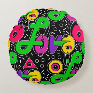 Liebe, Valentinstag Rundes Kissen