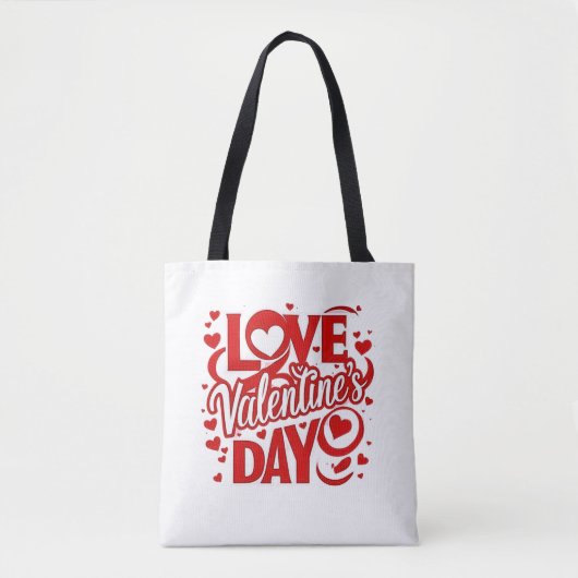 Liebe Valentinstag Schultertasche Tasche (Vorderseite)
