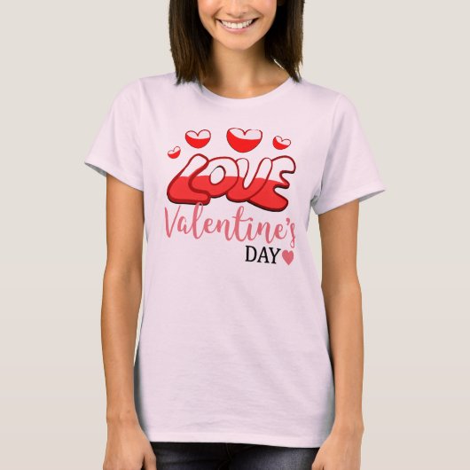 Liebe Valentinstag T - Shirt (Vorderseite)