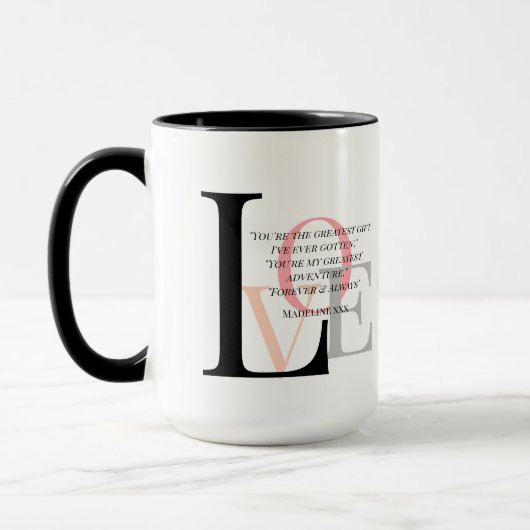 Liebe Valentinstag Tasse (Links)