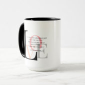 Liebe Valentinstag Tasse (Vorderseite Links)