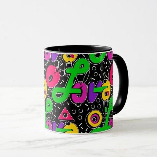 Liebe, Valentinstag Tasse (VorderseiteRechts)