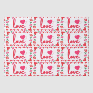 Liebe Valentinstag Tissue Seidenpapier