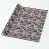 Liebe Valentinstag Wrapping Paper Geschenkpapier (Ungerollt)