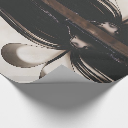 Liebe Valentinstag Wrapping Paper Geschenkpapier (Ecke)