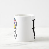LIEBE Vancouver (BC Flag) 11oz Kaffeetasse (Mittel)