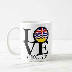LIEBE Vancouver (BC Flag) 11oz Kaffeetasse