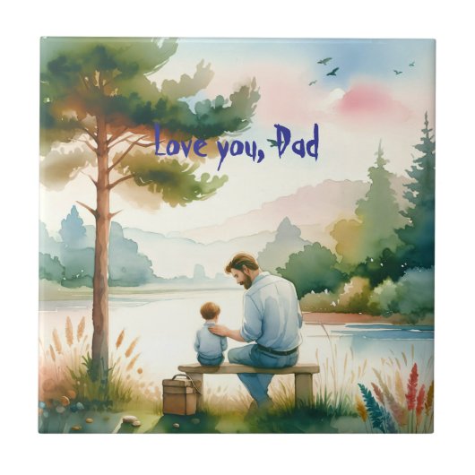 Liebe, Vater Fliese (Vorderseite)