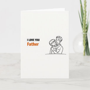 Liebe Vater Kunstkarte Karte