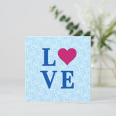 Liebe Vater Liebe Vater wir Liebe Sie Vater Zoll Karte (Stehend Vorderseite)