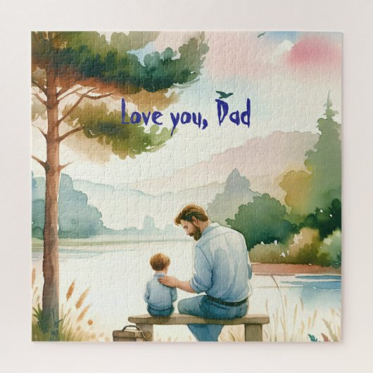 Liebe, Vater Puzzle (Vertikal)