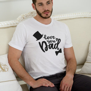 Liebe Vater - Vatertags-Overlay T-Shirt
