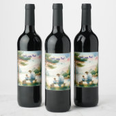 Liebe, Vater Weinetikett (Flaschen)