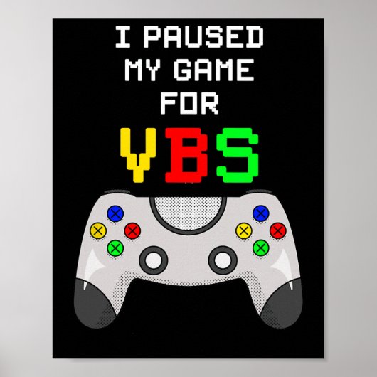 Liebe Vbs 2024 Video Game Vacation Bible School Ga Poster (Vorne)