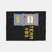 Liebe Vbs 2024 Video Game Vacation Bible School Re Fleecedecke (Vorderseite (Horizontal))