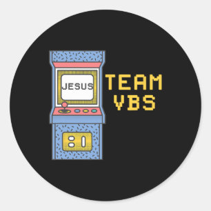 Liebe Vbs 2024 Video Game Vacation Bible School Re Runder Aufkleber
