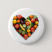 Liebe Vegan Button (Vorderseite)