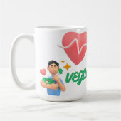 Liebe vegan kaffeetasse (Links)