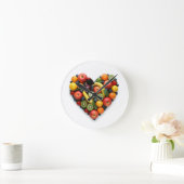 Liebe Vegan Runde Wanduhr (Zuhause)