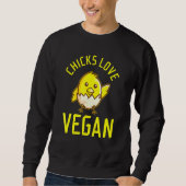Liebe Vegan Sweatshirt (Vorderseite)