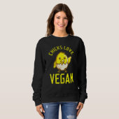 Liebe Vegan Sweatshirt (Vorne ganz)