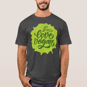 Liebe Vegane Liebe Vegan Veggie Kein Fleisch Bio T-Shirt