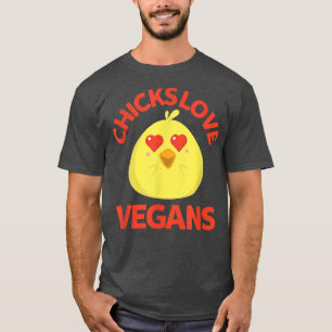 Liebe Vegans Spaß Feinschmecker Vegetarier T-Shirt