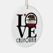 LIEBE Venedig Keramik Ornament (Rechts)