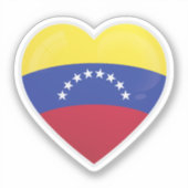 Liebe Venezuela Aufkleber (Vorderseite)