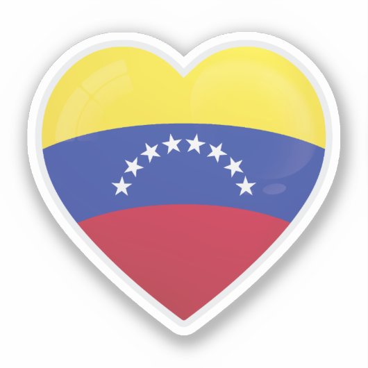 Liebe Venezuela Aufkleber (Vorderseite)