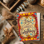 Liebe verändert alles Inspirivity Valentine Karte