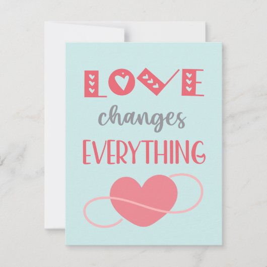 Liebe verändert alles | Valentinstag (Vorderseite)