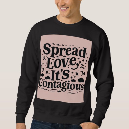 Liebe verbreiten sweatshirt (Vorderseite)