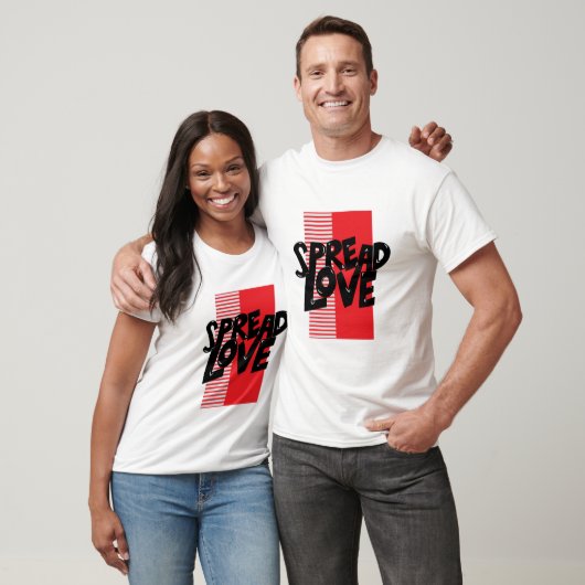 Liebe verbreiten T-Shirt (Unisex)