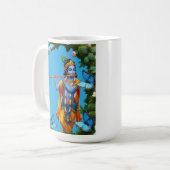 Liebe verbreiten, wie Krishna leben - Gottes Weish Kaffeetasse (Vorderseite Links)