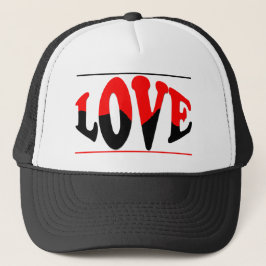 Liebe verbreitet Zuneigung und Liebe Truckerkappe