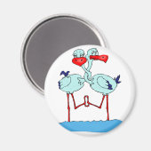 Liebe (verdünnt) magnet (Vorderseite/Rückseite)