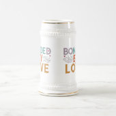 Liebe vereint - "Bonding by Liebe" Multicolor Bierglas (Mittel)