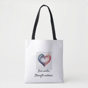 Liebe vereint — Inspirational Yin Yang Heart Tasch Tasche