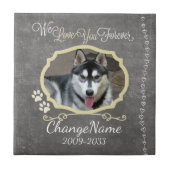 Liebe verfolgen Sie für immer Erinnerungsandenken Fliese (Vorderseite)