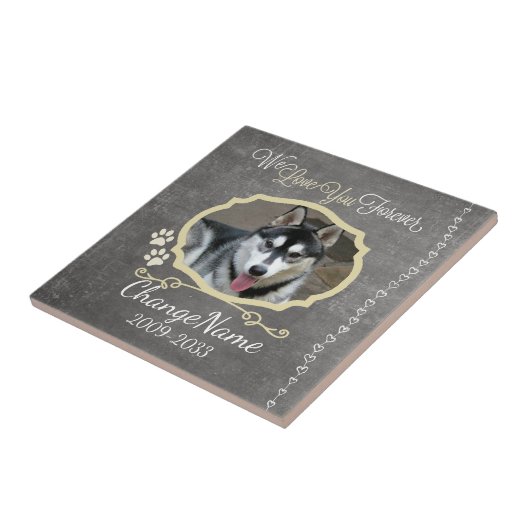 Liebe verfolgen Sie für immer Erinnerungsandenken Fliese (Seite)