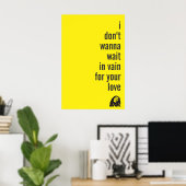 Liebe, vergeblich warten poster (Heimbüro)