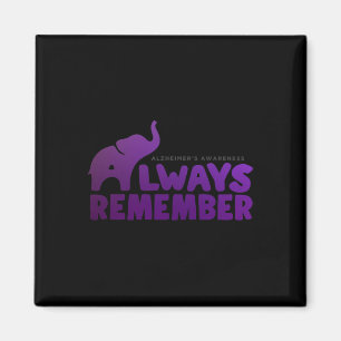 Liebe vergisst Alzheimer Elefant 2 nie Magnet