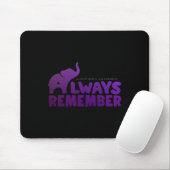 Liebe vergisst Alzheimer Elefant 2 nie Mousepad (Mit Mouse)