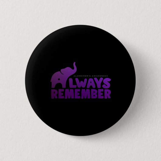 Liebe vergisst Heimerheimer Elefant nie Button (Vorderseite)