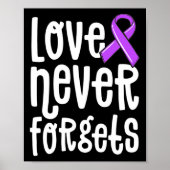 Liebe vergisst nie, dass Erinnerungen Alzheimer-En Poster (Vorne)