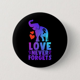 Liebe vergisst nie Heimerheimer-Elefant 1 Button