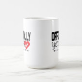 Liebe verifiziert Herz Häkchen Kaffeetasse (Mittel)