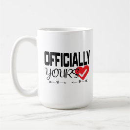 Liebe verifiziert Herz Häkchen Kaffeetasse