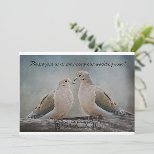 Liebe verlängert Ehe Einladung (Stehend Vorderseite)